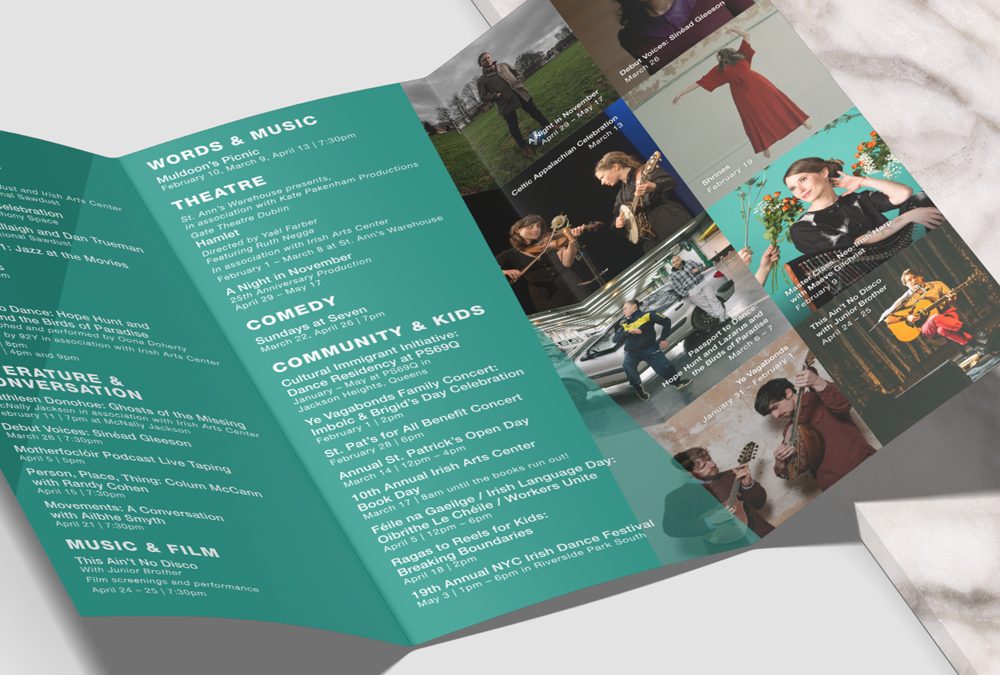 Irish Arts Center Spring Collateral